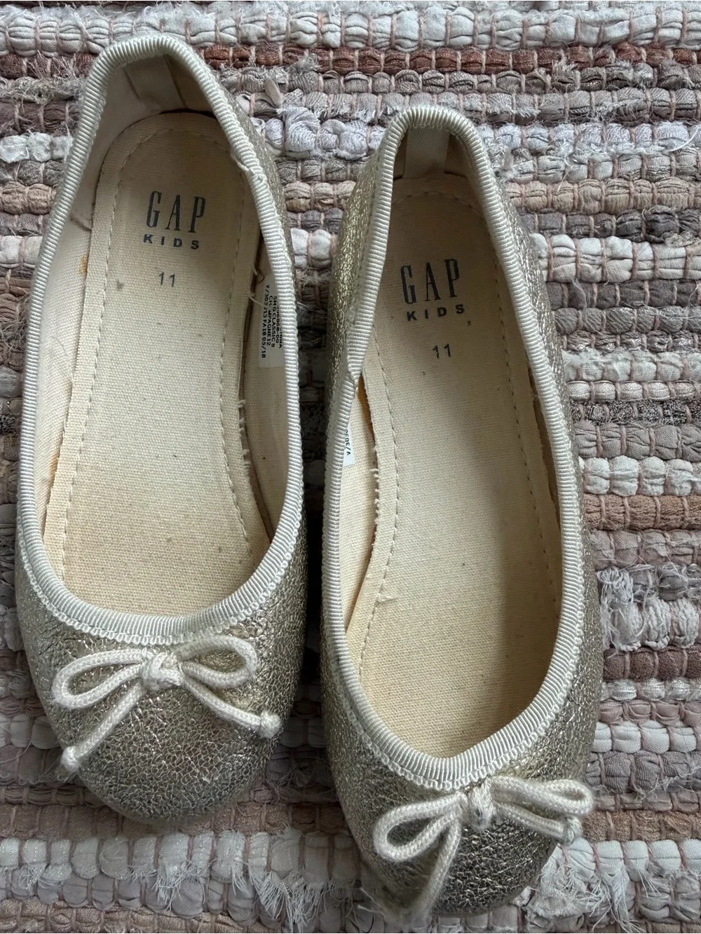 Gap Kids Gold Ballet Flats, 11